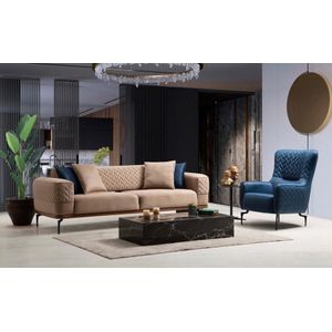 Sofagarnitur Sofa Luxus Garniur Sofas Sessel 3+1 Sitzer Modern Set Design Gruppe