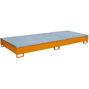 Bauer Regalwanne mit PE-Einsatz RW-GR 3300-2 PE, lackiert, Gelborange