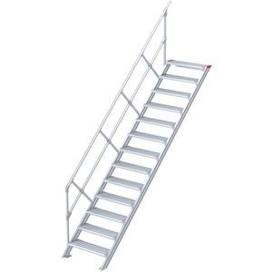 Euroline 510 Treppe 45° 800mm Stufenbreite 13 Stufen