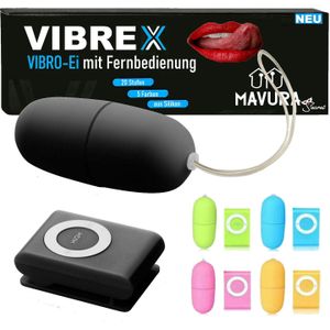 VIBREX Vibro Ei Massage Fernbedienung Mini Vibration Spielzeug Liebeskugeln Farbe=Blau