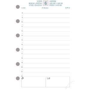 Timer Kalender 1 Tag pro Seite 8,1x12,6cm 2025
