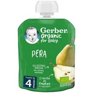 Gerber Pouch Organic Pear 90g