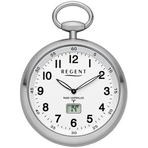 Taschenuhr Funk Regent PR-001 mit digitalem Datum und Sekunde