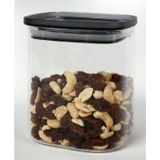 8x Vorratsglas 0,9L Transparent Gef&#228;&#223;e Boxen Beh&#228;lter Aufbewahrung M&#252;sli Nudeln