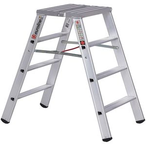 Euroline Premium 30581 Stufenstehleiter breit 2x4 Stufen