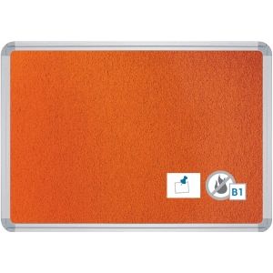 Stellwandtafel beidseitig Filz B1800xH1200xT22mm orange