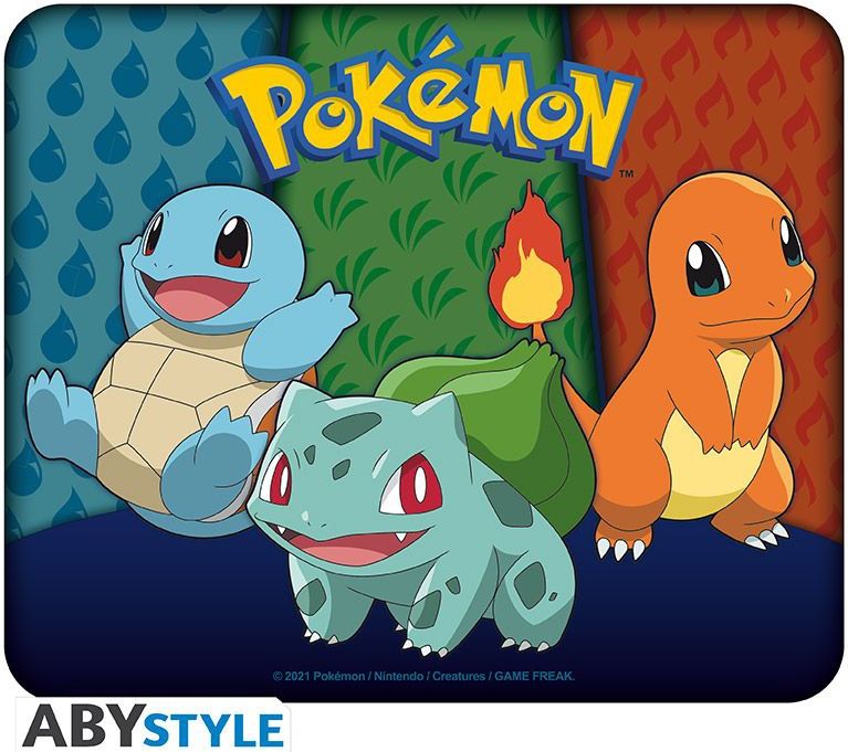 POKEMON - Flexible Mousepad - Starters Kanto