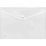 Dokumentenmappe A4 PP Druckknopf transparent