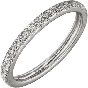 Gr. 54 - Damen Ring schmal 925 Sterling Silber mit Struktur Silberring