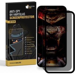 2x Anti-Spy 9H Panzerglas f&#252;r iPhone 16 Plus Blickschutz mit Montagehilfe Privacy echtes Tempered Glass Panzerfolie Displayschutz Schutzfolie Schutzglas Screen Protector