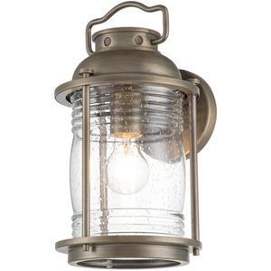 Kichler Wandleuchte Ashland Bay E27 60W IP44 Messing, Aluminium,...