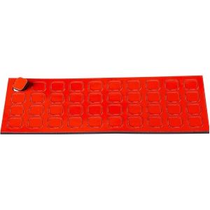 Magnetische Symbole Quadrat 9x9mm VE=40 St&#252;ck rot