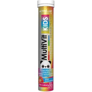Activlab Kids Strawberry Multivitamin Effervescent Tablets - Enhanced Health And Immunity Boost