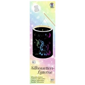Silhouetten-Laterne Einhorn 15,3cm