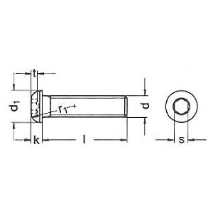 ISO 7380-2 A4 M 12 x 45