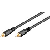 Koaxial Digital Audio Verbindungskabel, Cinch S PDIF, zweifach geschirmt