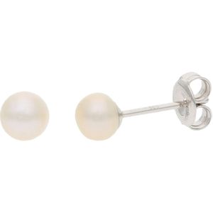 JuwelmaLux Perlen Ohrstecker f&#252;r Frauen 585 Wei&#223;gold S&#252;&#223;wasser Zuchtperle JL10-06-3310
