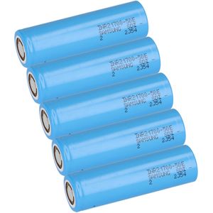 5x Samsung INR21700-50E 3,6V 5000mAh 10A Li-Ion-Akku
