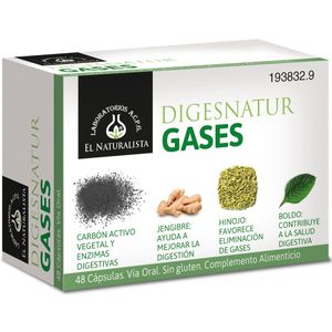 El Natural Digesnatur Gases 650 Mg X 48 Caps