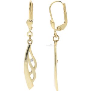 JuwelmaLux Ohrh&#228;nger 333 Gold mit Zirkonia JL20-06-0039