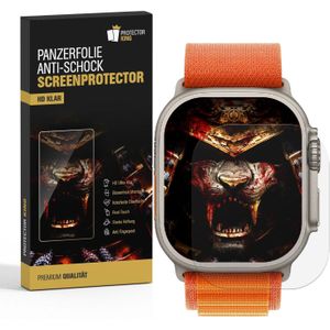 2x Flexibles Nano-Glass f&#252;r Apple Watch Ultra 2 49mm 3D KLAR Displayschutz Schutzfolie Panzerglas Panzerglasfolie schutzglas