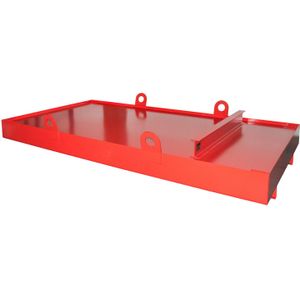 Bauer Containerwanne CW 3, 1276l, Feuerrot