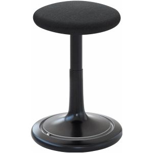 Sitz- und Stehhocker Classic regular 42-64cm Kvadrat remix schwarz anthrazit silber