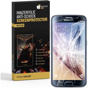 2x Panzerfolie f&#252;r Samsung Galaxy S6 ANTI-SCHOCK Displayschutzfolie HD KLAR