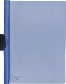 Cliphefter A4 PP bis 40 Blatt transluzent blau