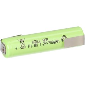 XCell Akku Micro AAA 1,2V 700mAh X700AAAI Industrial Z-L&#246;tfahne