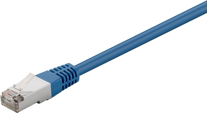 CAT 5e Patchkabel, F UTP, blau