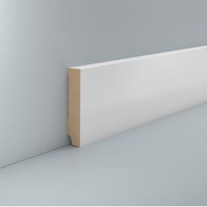 Sockelleiste Frankenau 16x80 MDF foliert RAL 9016 Fu&#223;leiste Laminat