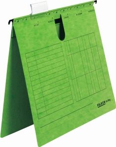 H&#228;ngehefter UniReg Kraftkarton 230g qm kaufm. Heftung gr&#252;n