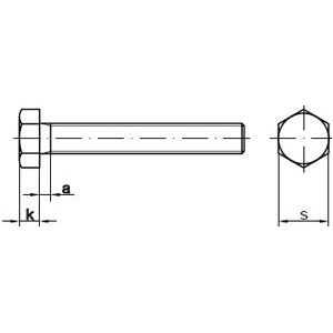 DIN 933 A4 M 24 x 150
