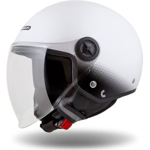 Jethelm Helm Handy, Cassida wei&#223;, schwarz