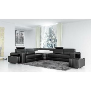 LEDERSOFA ECKSOFA ECKCOUCH DESIGNER WOHNLANDSCHAFT L FORM COUCH SITZ SOFA PISA