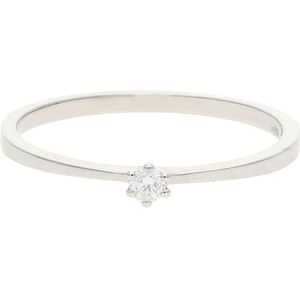 JuwelmaLux Ring 585 Wei&#223;gold mit Brillant JL10-07-0762 G55
