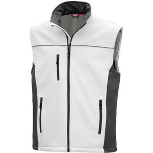Nitras Motion Tex Light Softshellweste | wei&#223; | Arbeitsweste Gr. XL