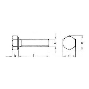 ISO 4017 A4 M 10 x 65