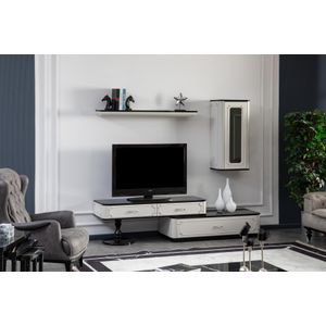 Wohnzimmer M&#246;bel Set Wohnwand TV-St&#228;nder Wohnw&#228;nde Schrank Wandregal Holz