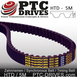 610-5M-85 HTD Zahn- Synchronriemen von PIX -TOP PRODUKT- (122 Z&#228;hne)