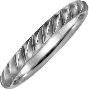 Gr. 66 - Partner Ring aus Titan teil matt Partnerring TItanring