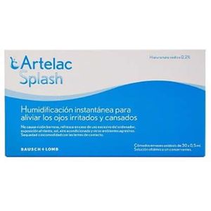 Artelac Splash Eye Drops for Dry Eyes 0.5ml 30 Single Doses