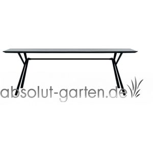 Tisch Radice Quadra 240x100cm (schwarz anthrazit)