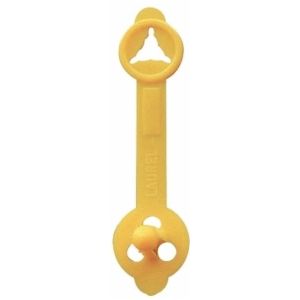 Briefknopf Alpha 23mm VE=100 St&#252;ck gelb