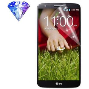 6x Displayschutzfolie f&#252;r LG G2 Folie Schutzfolie silber Diamant Glitzer Glanz HD