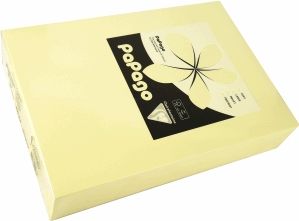 Multifunktionspapier Papago A4 210x297mm 160g qm gelb VE=250 Blatt