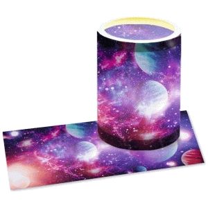 Laternenzuschnitte Galaxy Transparentpapier 115g qm 20x50cm VE=25 Blatt
