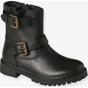 Mädchen Stiefel mit Riemen und Reißverschluss