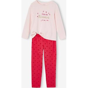 Mädchen Schlafanzug BASIC mit Glitzer-Schriftzug Oeko-Tex
